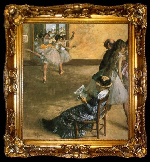framed  Edgar Degas Ballet Dancers, ta009-2